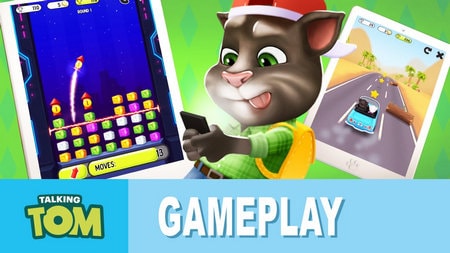 Chơi mini games trong My Talking Tom