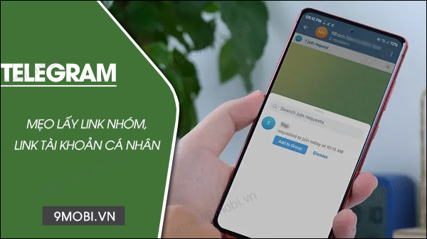 Cách lấy link Telegram cá nhân, nhóm chat trên điện thoại