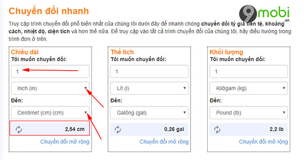 1 inch bang bao nhieu cm 3