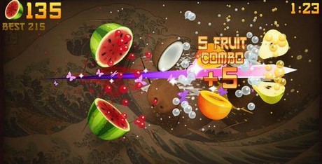 cach choi fruit ninja diem cao