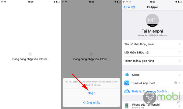 cac cach tao tai khoan icloud 8