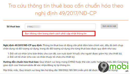 cach bo sung thong tin cho vietnamobile thanh sim 3