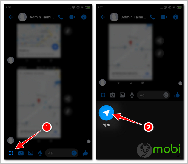 cach chia se dia diem cua minh cho ban be qua messenger facebook
