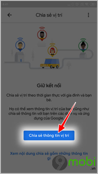 cach chia se vi tri cua minh cho ban be bang messenger