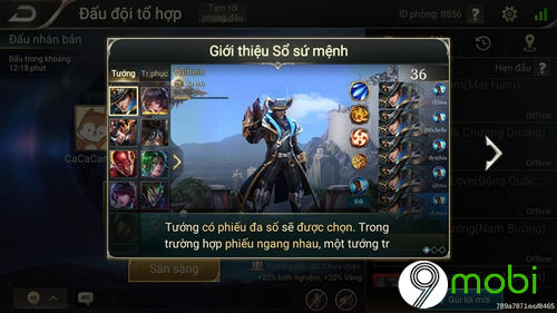 cach choi che do dau nhan ban game lien quan mobile 5