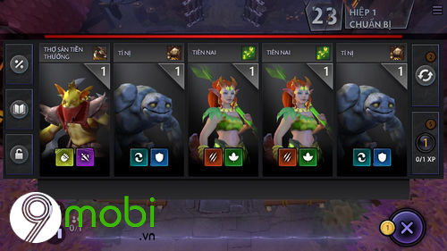 cach choi dota underlords tren dien thoai android iphone 6