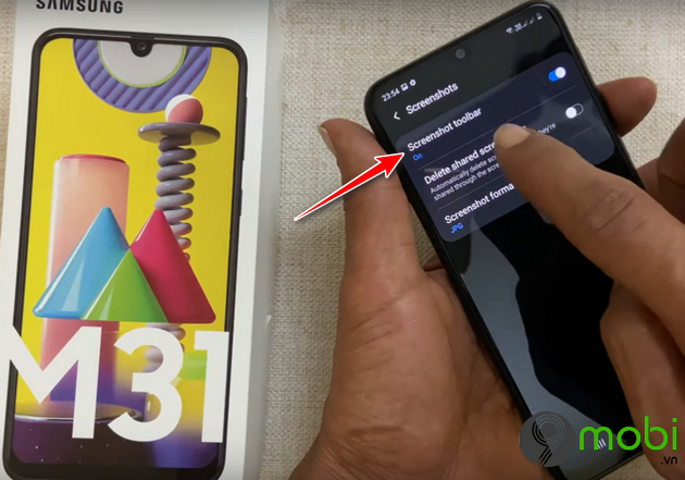 chup man hinh samsung galaxy m31 nhu the nao