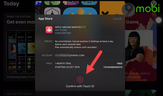 cach dang ky apple arcade game choi game mien phi 1 thang ren iphone ipad 8