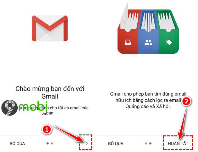 huong dan dang nhap gmail tren dien thoai android