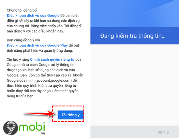 cach dang nhap gmail tren dien thoai android 6