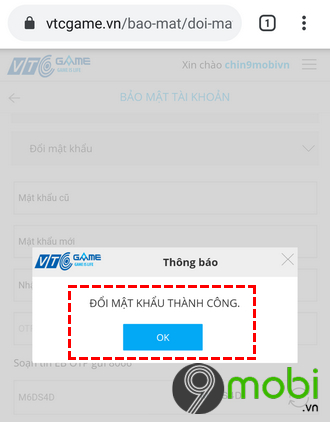 cach doi mat khau game dot kich cf tren dien thoai 9