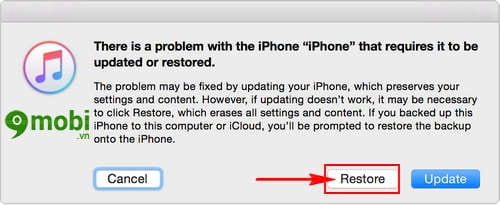 cach dua iphone ipad ve che do recovery mode de restore iphone 5