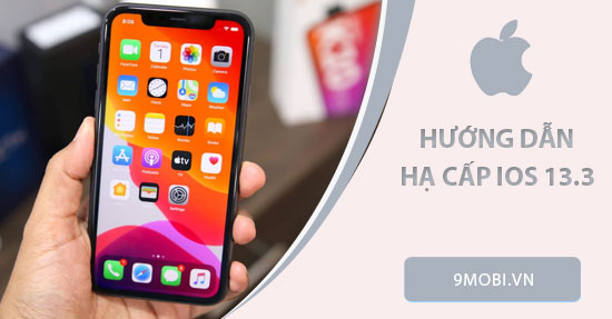 Cách hạ cấp iOS 13.3