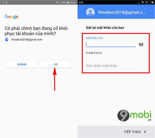 cach lay lai mat khau ros mobile khi bi quen tren dien thoai 8