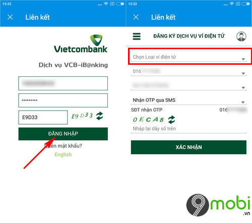 cach lien ket zalopay voi tai khoan vietcombank 5