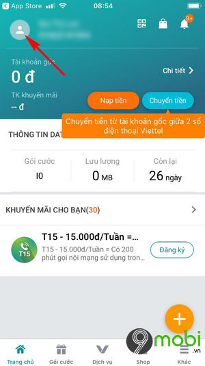 cach them thong tin thue bao tra truoc viettel tai nha 3