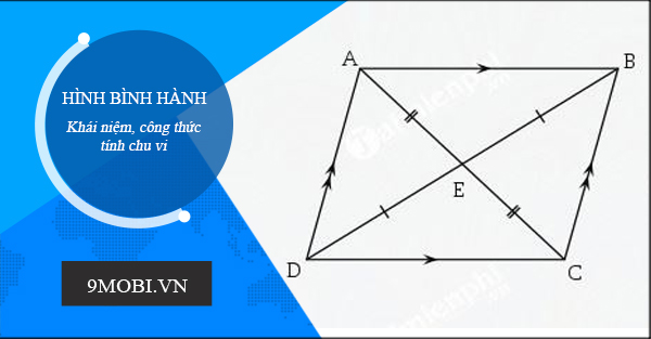 Cách tính chu vi hình bình hành