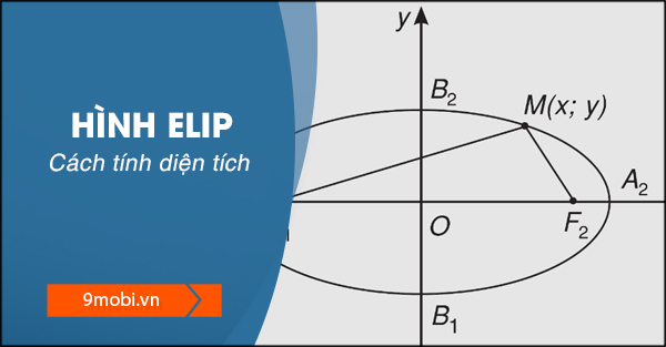 Cách tính diện tích hình Elip