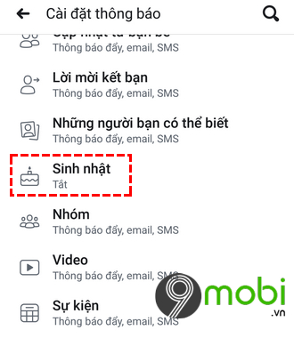 cach xem ngay sinh nhat ban be tren facebook zalo 4