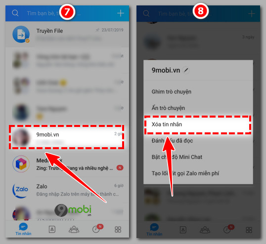 cach xoa tin nhan zalo tren dien thoai 4