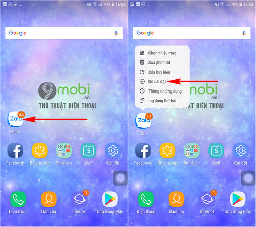 cach xoa ung dung zalo tren dien thoai 2