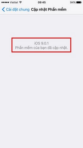 cap nhat ios 9.0.1 cho iphone