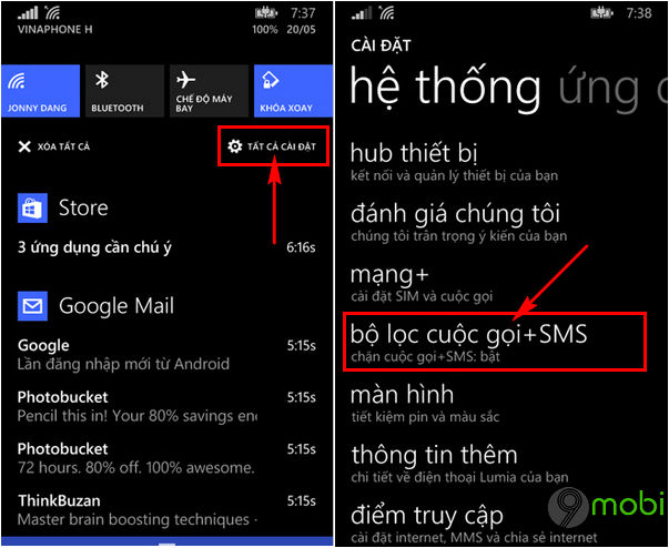 chan cuoc goi tren dien thoai lumia windows phone 8 1 2