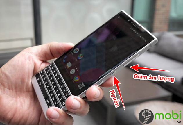 cách chụp màn hình điện thoại blackberry