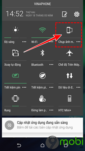 cách chụp màn hình điện thoại htc nhanh nhat 