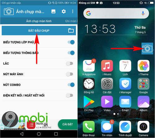 cách chụp màn hình điện thoại samsung bằng app