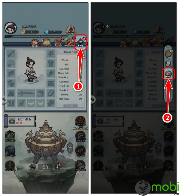 nhap giftcode game ta la tieu tien nho tren Android