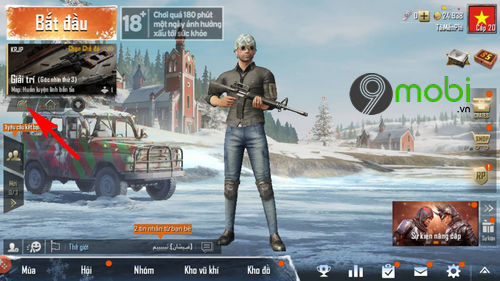 pubg mobile cach vao che do luyen tap 2