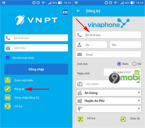 tao tai khoan my vinaphone 2