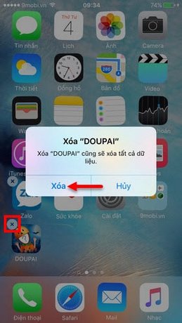 xoa doupai iphone