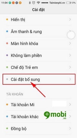 cach hien phan tram pin xiaomi