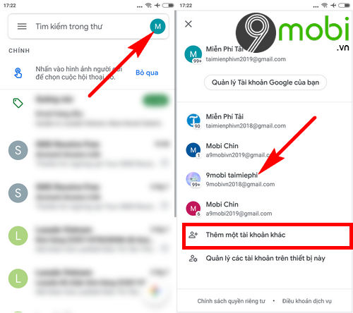 hop thu gmail tren dien thoai cach mo nhan gui mail 3