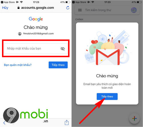 hop thu gmail tren dien thoai cach mo nhan gui mail 8