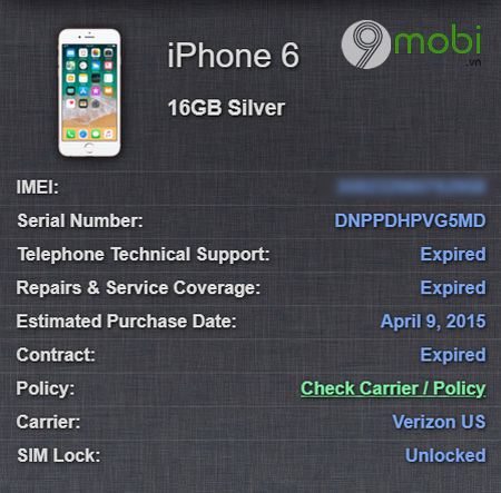 blacklist status khi check imei iphone co nghia la gi 3