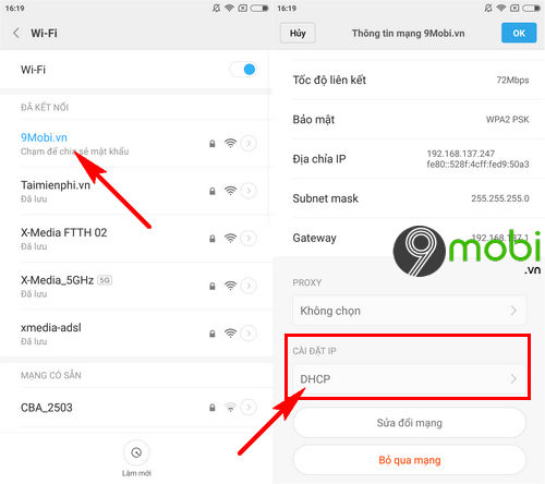 huong dan cach dat ip tinh tren dien thoai android 3