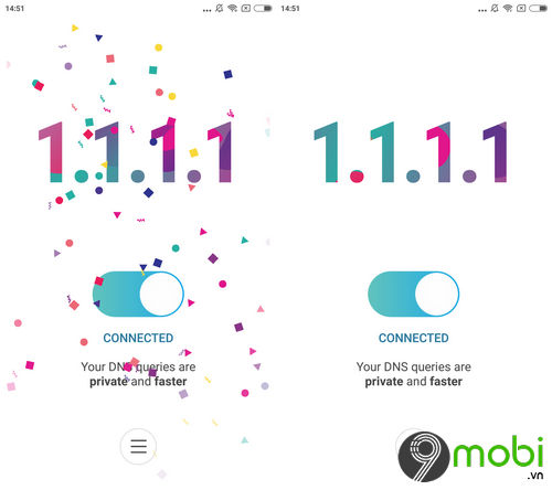 huong dan doi dns 1 1 1 1 tren smartphone bang ung dung 4