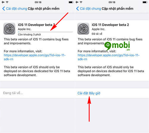 huong dan nang cap ios 11 beta 2 cho iphone ipad 4
