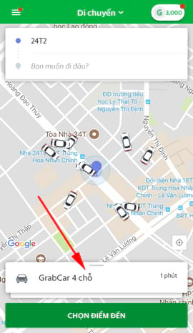 huong dan dat xe grabcar