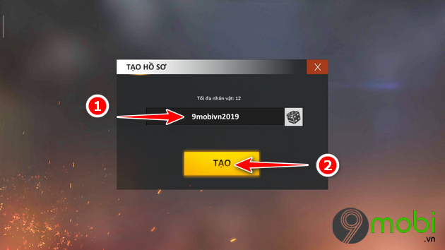 cach tao nick garena free fire