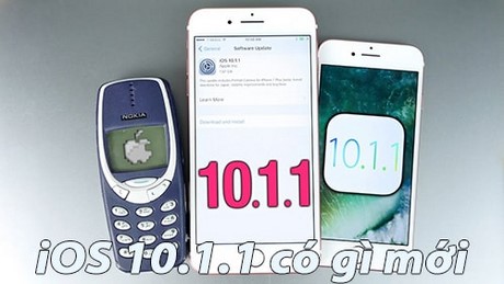 iOS 10.1.1 có gì mới, những tính năng mới trên iOS 10.1.1