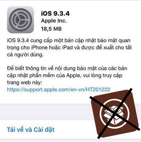 nang cap ios 9.3.4, download ios 9.3.4