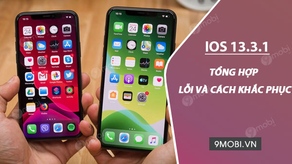 Lỗi khi cập nhật iOS 13.3.1