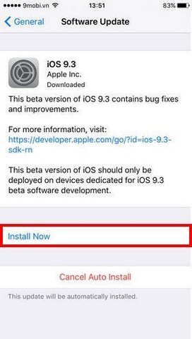 cap nhat ios 9.3