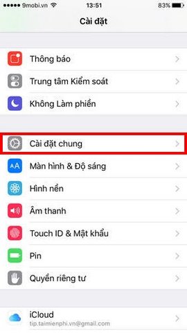 cai iOS 9.2.1 cho iPhone