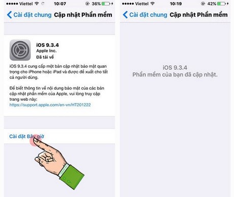 cap nhat ios 9.3.4