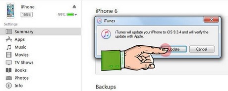 huong dan nang cap ios 9.3.4 cho iphone